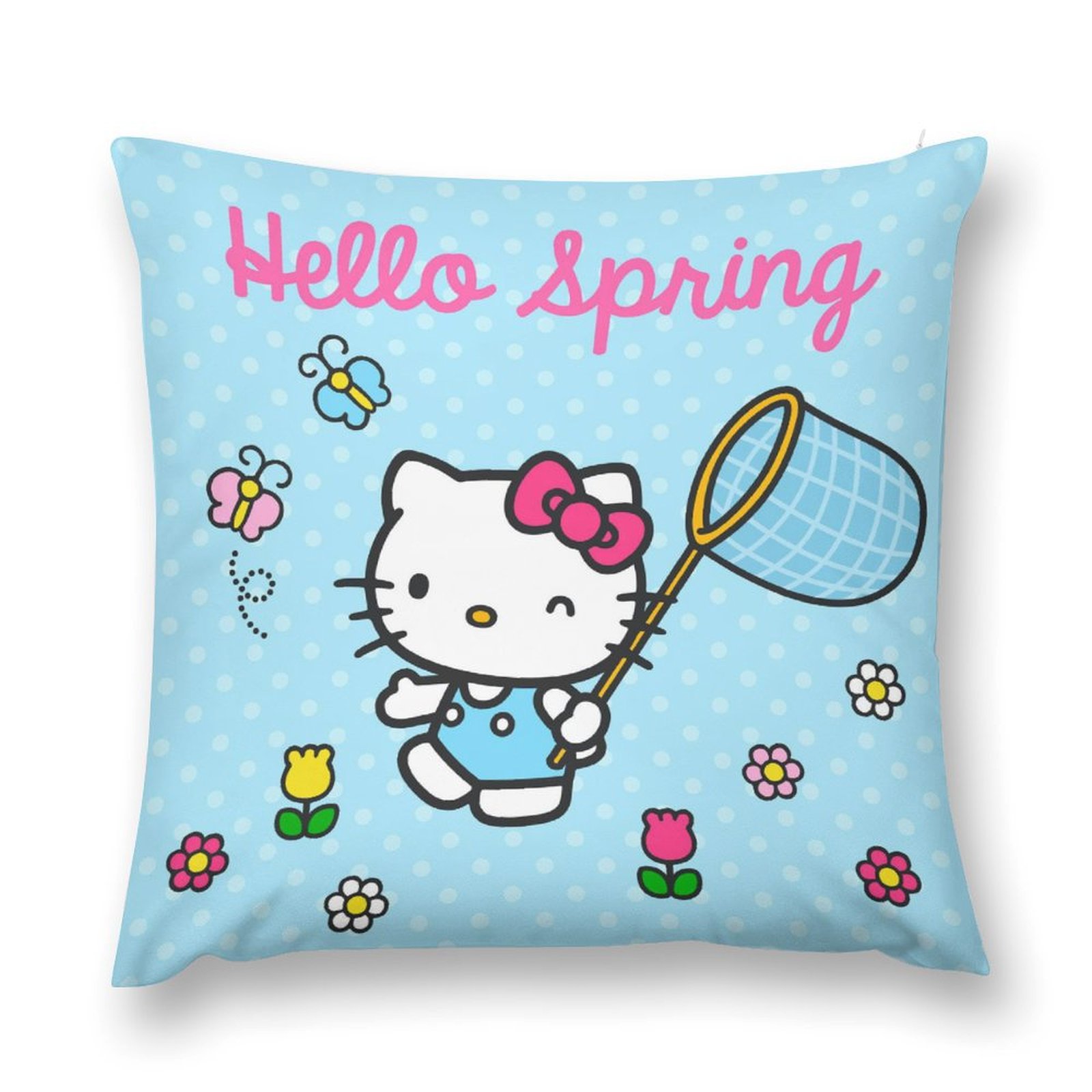 Hello Kitty Throw Pillow Covers Cartoon Pillow Case Square Cushion