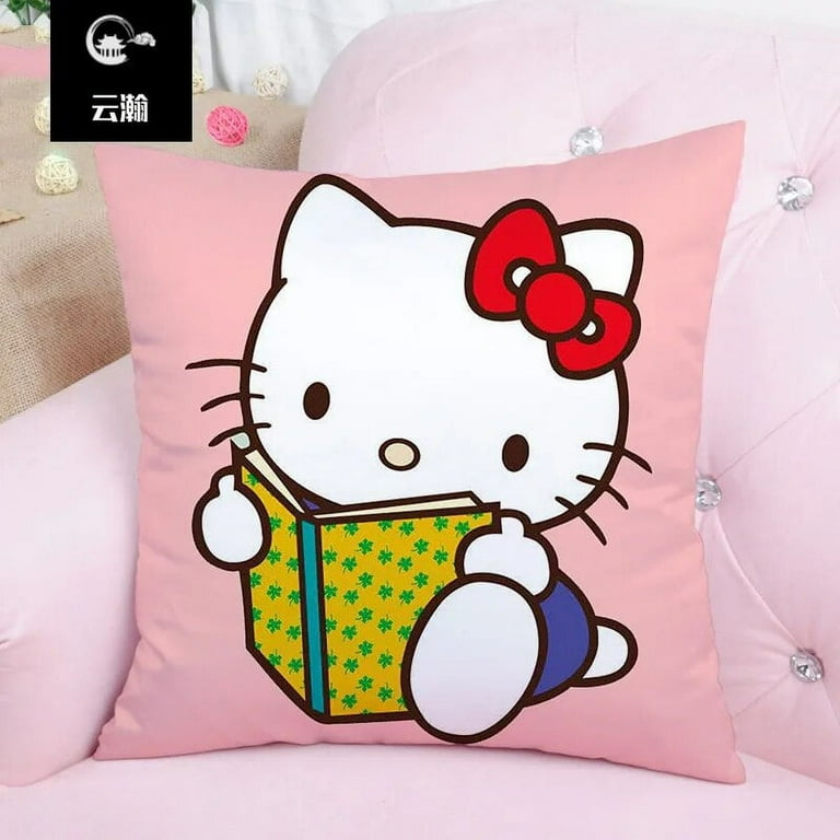 Hello kitty throw pillow hot sale