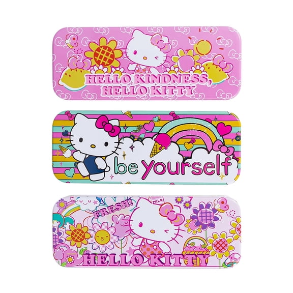 Hello Kitty Tin Pencil Case, 3 Assorted ,86535