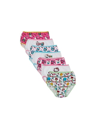 Handcraft Little Girls' Hello Kitty Underwear (Pack of 7), Multi, 4 :  : Fashion