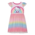 thumbnail image 1 of Hello Kitty Toddler Girl Flutter Sleeve Fantasy Nightgown Pajamas, 1 of 5