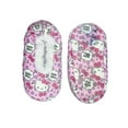 thumbnail image 1 of Hello, Kitty Toddlers' Fuzzy Babba Slippers Socks, Sizes 3T-4T, 1 of 4