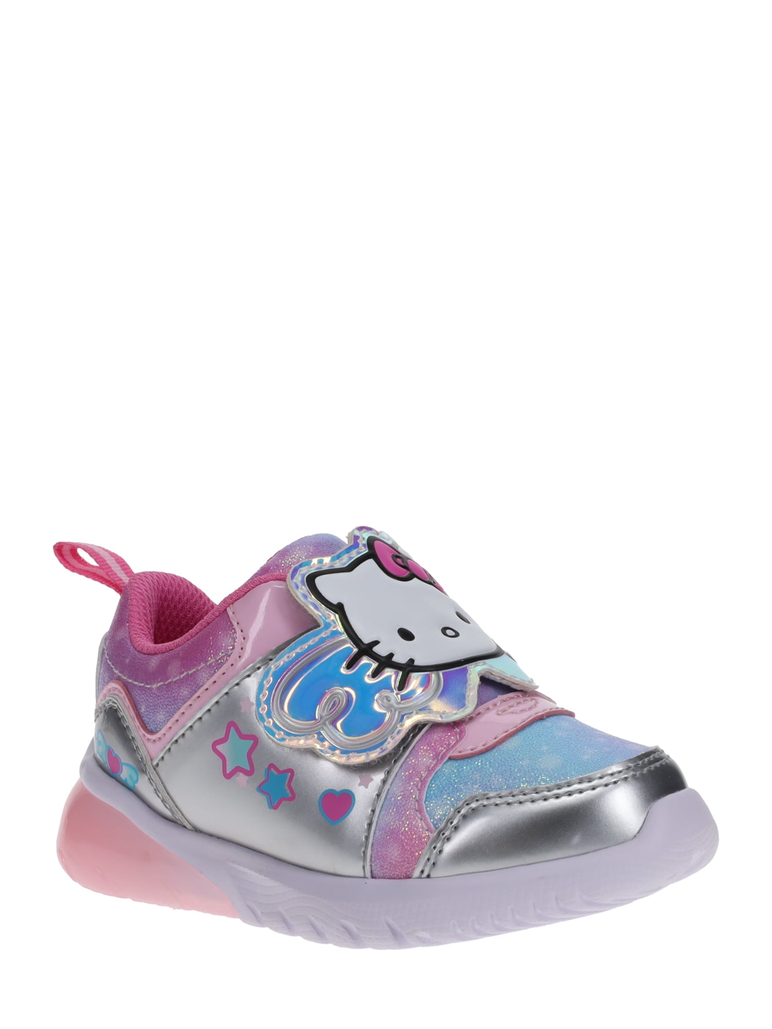 Hello Kitty Toddler Girl Light-Up Sneakers with Power Button