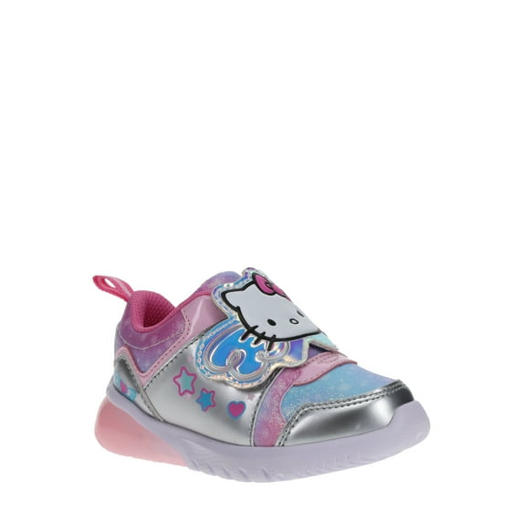 Hello Kitty by Sanrio Toddler Girl Light-Up Sneakers with On/Off Power Button
