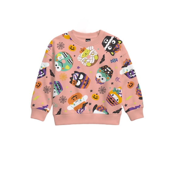 Hello Kitty Toddler Girl Long Sleeve Halloween Sweatshirt, Sizes 12M-5T