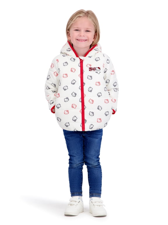 Character Toddler Girl Puffer Jacket, Sizes 12M-5T