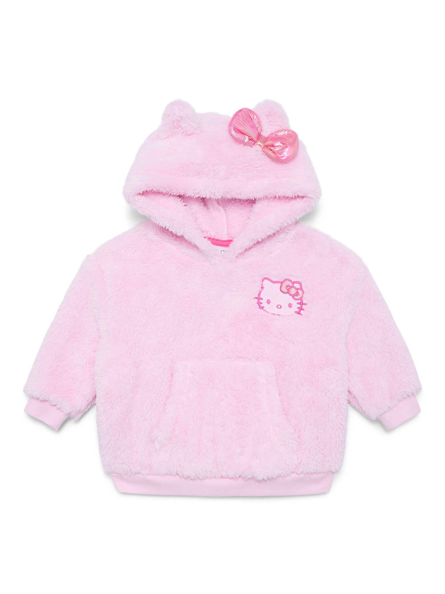 Hello Kitty Toddler Girls Plush Cosplay Hoodie, Sizes 12M-5T