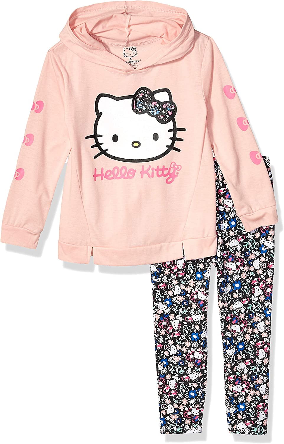 Hello Kitty Toddler Girls 2 Piece Hoodie and Pant Legging Set