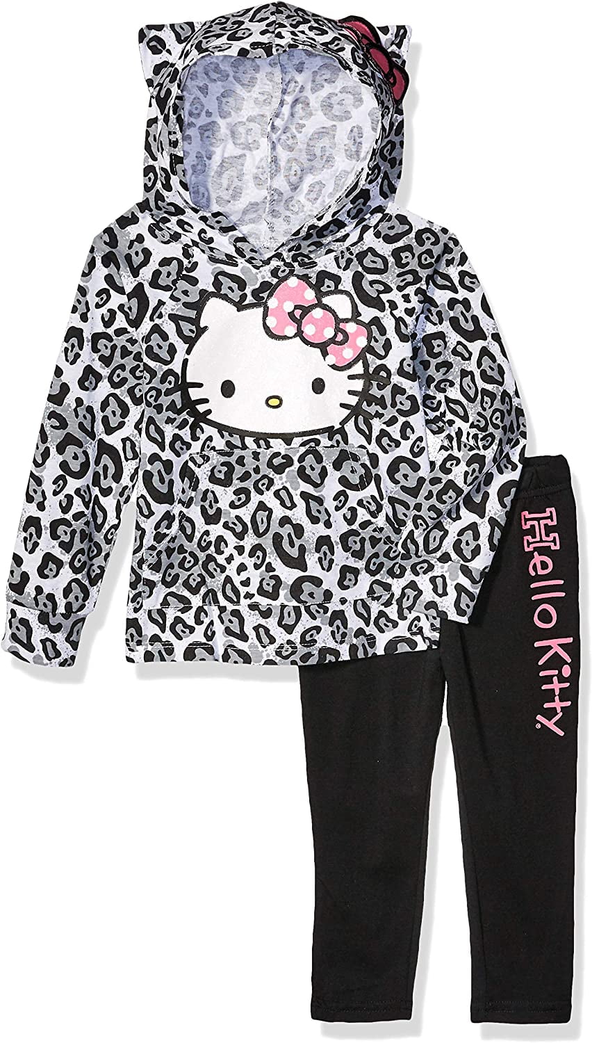 Hello Kitty Toddler Girls 2 Piece Hoodie and Pant Legging Set