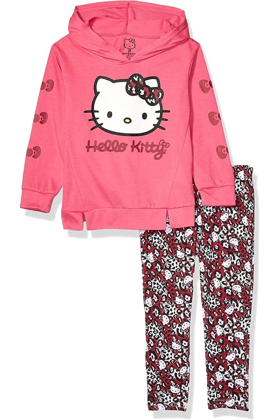 Toddler Girls 2 Piece Hoodie and Pant Legging Set