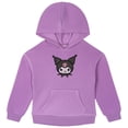 thumbnail image 1 of Hello Kitty Toddler Girls' Fleece Hoodie Kuromi Violet, 1 of 3