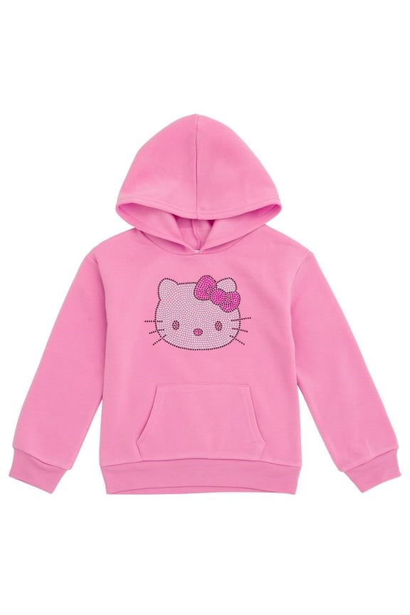 Toddler Girls Fleece Pullover Hoodie Pink 5T