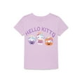 thumbnail image 1 of Hello Kitty Toddler Girls Halloween Crewneck Tee with Short Sleeves, Sizes 12M-5T, 1 of 4