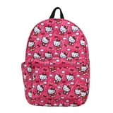 Bioworld Hello Kitty Travel Backpack Pink Ground Toss AOP - Walmart.com