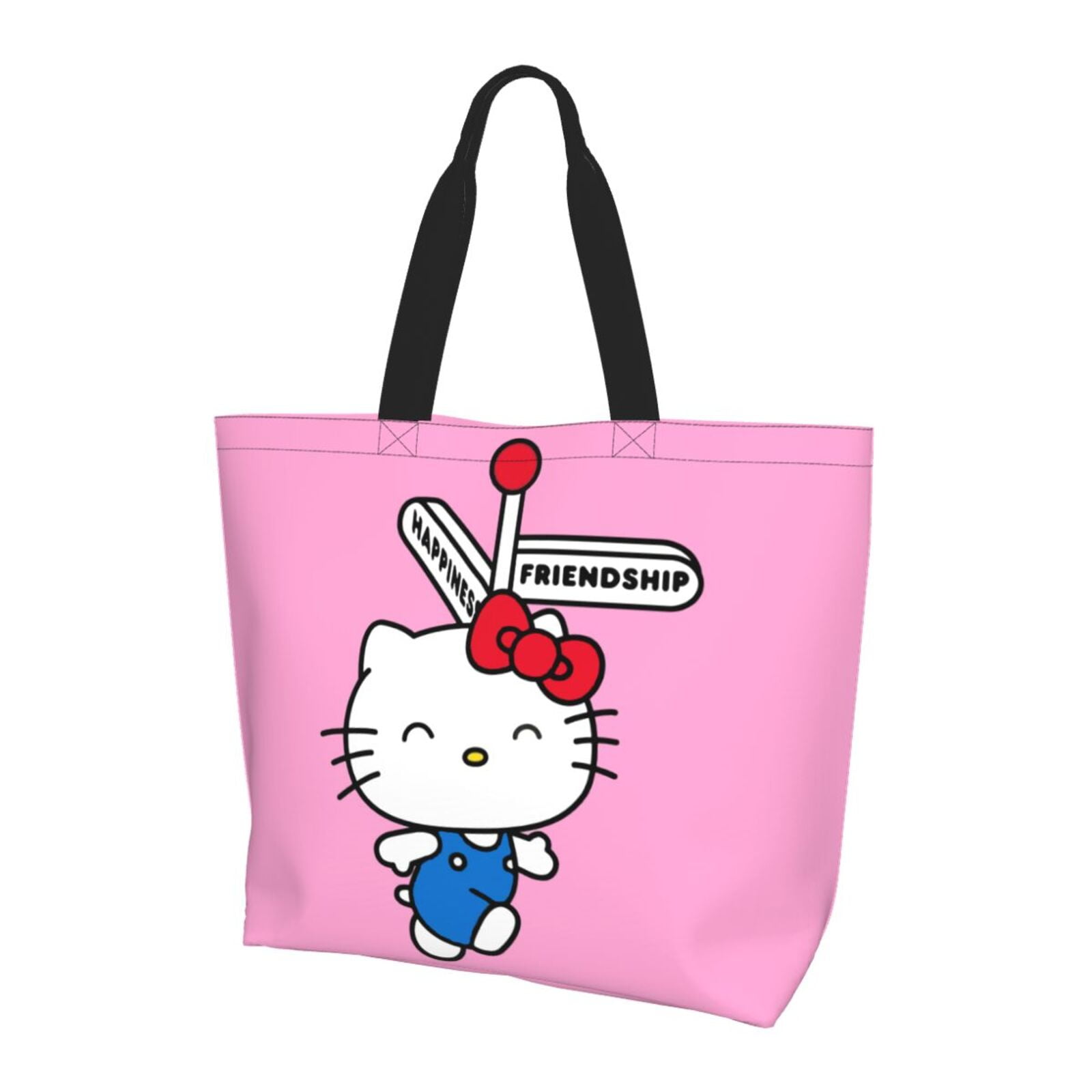 Hello Kitty Tote Bag Cute Shoulder Bag Large Shopping Bag Handbag for Women and Girl Style 5