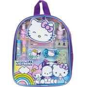 Hello Kitty - Townley Girl Makeup Filled Backpack Multi-Color Cosmetic Set for Girls, Ages 3+