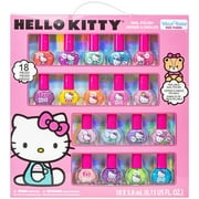 TOWNLEYGIRL Hello Kitty - Townley Girl Non-Toxic, Water-Based, Peel-Off Nail Polish Set for Girls, Ages 3+
