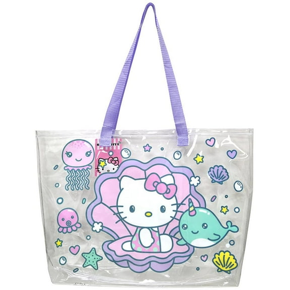 Hello Kitty Transparent Beach Tote Bag(No California)