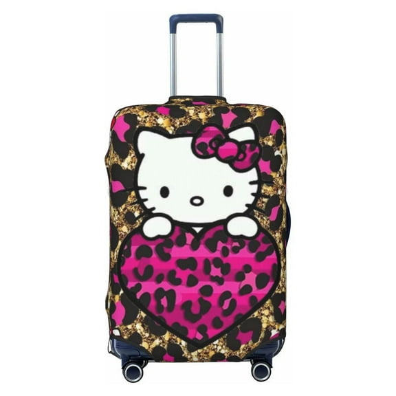 Hello Kitty Travel Luggage Cover Suitcase Protector Anti Scratch Suitcase Cover Washable Baggage Covers