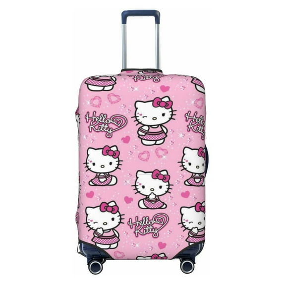 Hello Kitty Travel Luggage Cover Suitcase Protector Anti Scratch Suitcase Cover Washable Baggage Covers