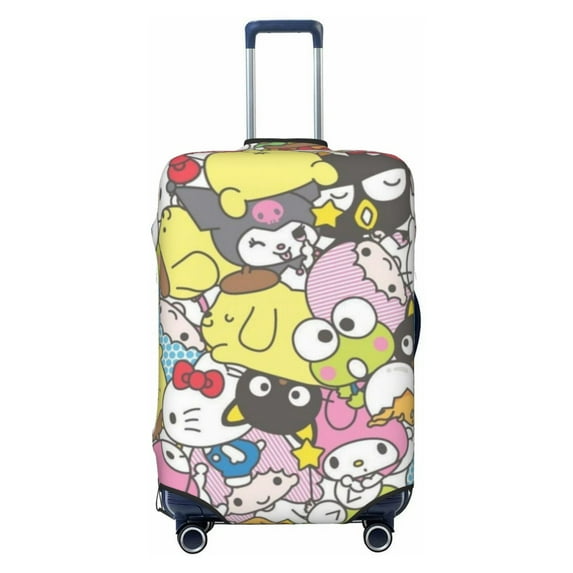 Hello Kitty Travel Luggage Cover Suitcase Protector Anti Scratch Suitcase Cover Washable Baggage Covers
