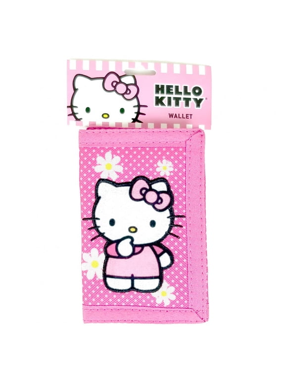 Trifold Female Polka Dot Wallet, Pink