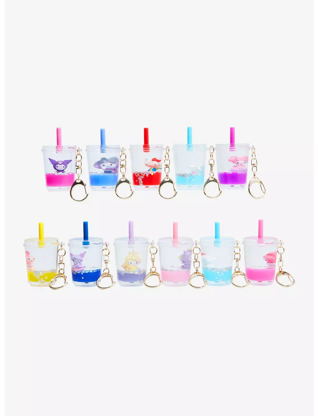 Tsunameez Sanrio Hello Kitty Boba Water Keychain Figure Blind 1