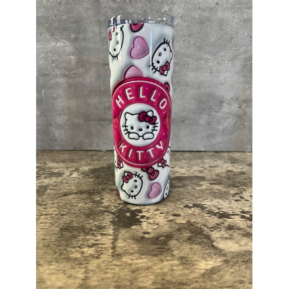 Hello Kitty Tumbler: 20oz Insulated Metal Mug