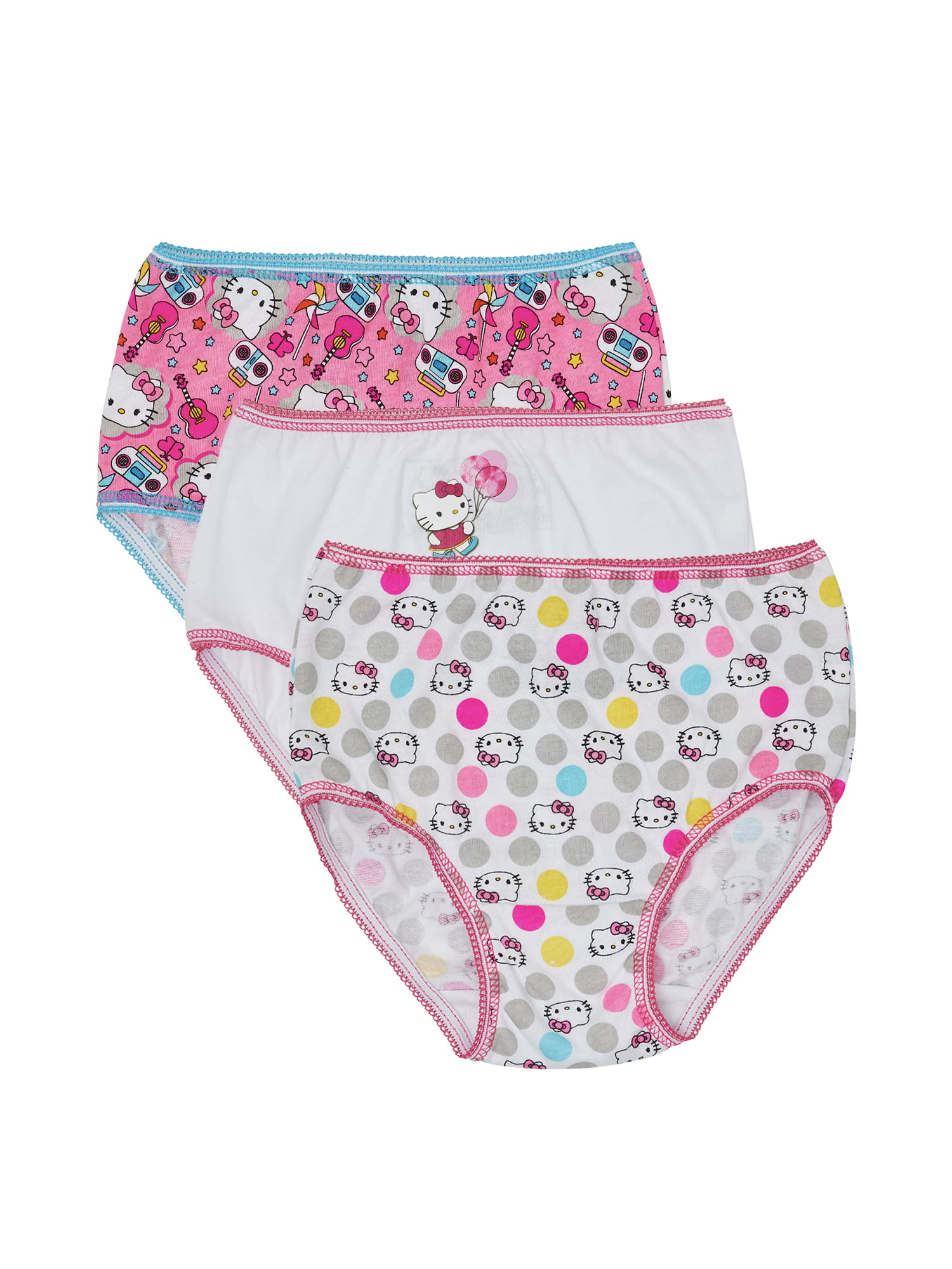 Sanrio Hello Kitty Children Kids Panties Underwear For Age 3yrs To 10yrs  100% Cotton 3 In 1 Set