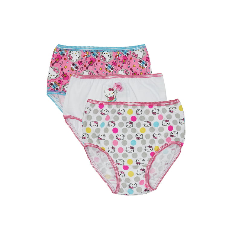 Hello Kitty Underwear Panties, 3 Pack (Toddler Girls)