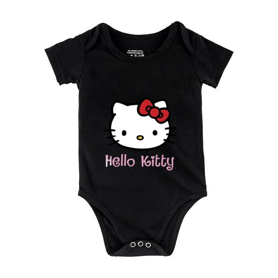 Hello Kitty Unisex Baby Bodysuits Short-Sleeve Cotton Baby Clothes for Girls Boys 0-24 Months 18M/85