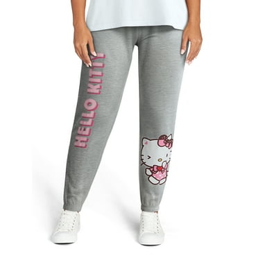 Hello Kitty Valentine’s Graphic Jogger Pants, Women’s