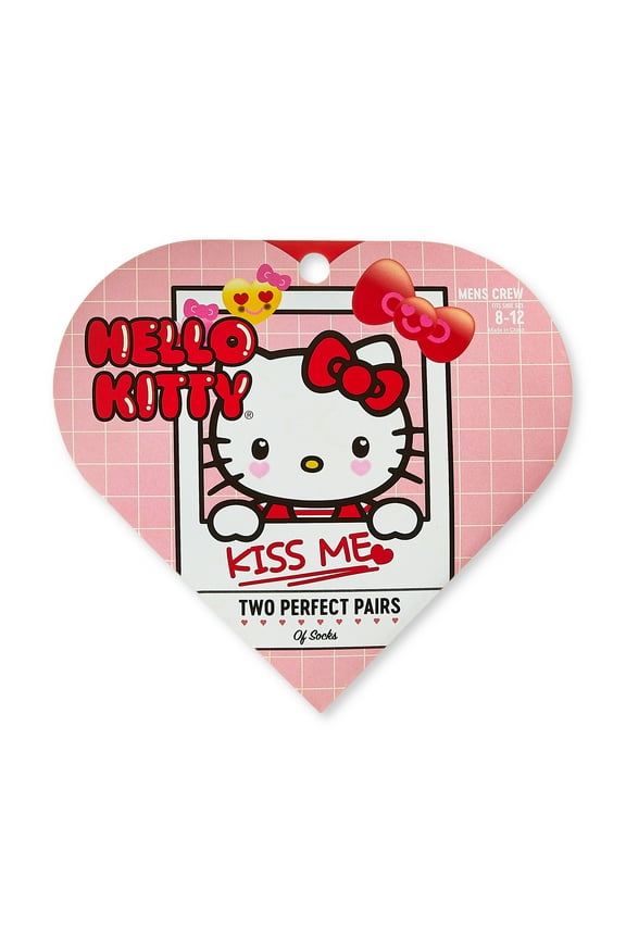 Valentine's Novelty Socks Gift Box Set, 2 Pairs, Size 8-12