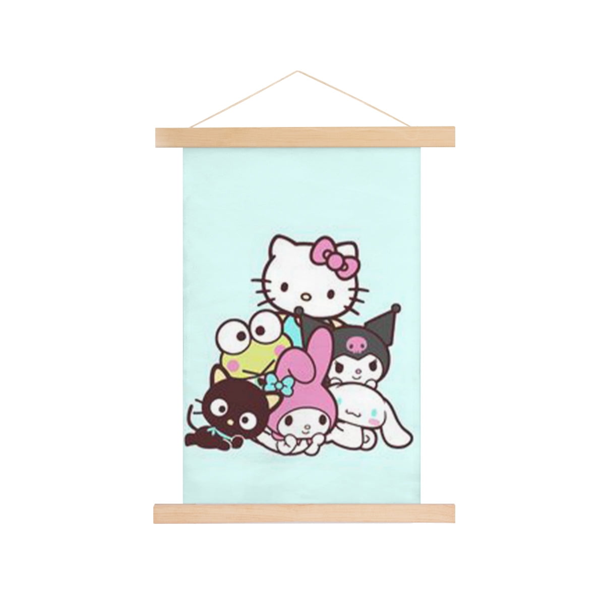 Hello Kitty Wall Decor Fun Cartoon Wall Art for Home Decorating One ...