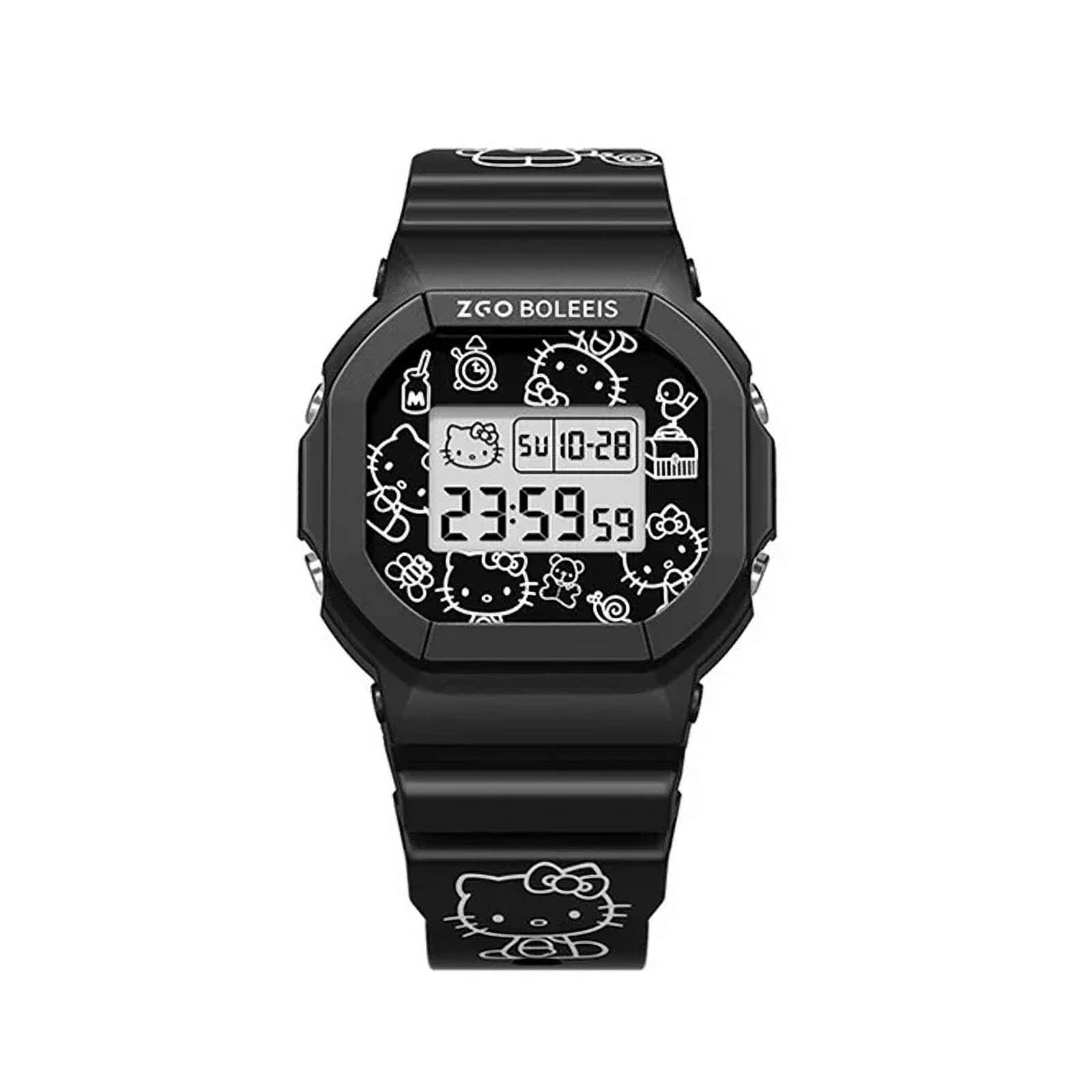 Hello Kitty Watch Student Multifunctional LED Digital Sanrio  display picture 1