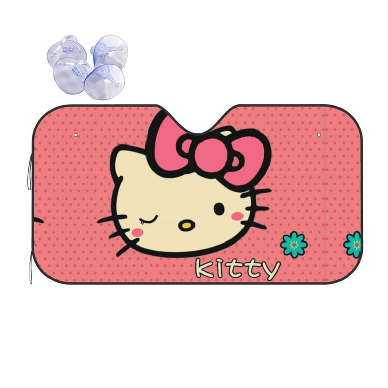 Hello Kitty Windshield Sun Shade Foldable Car Front Window 