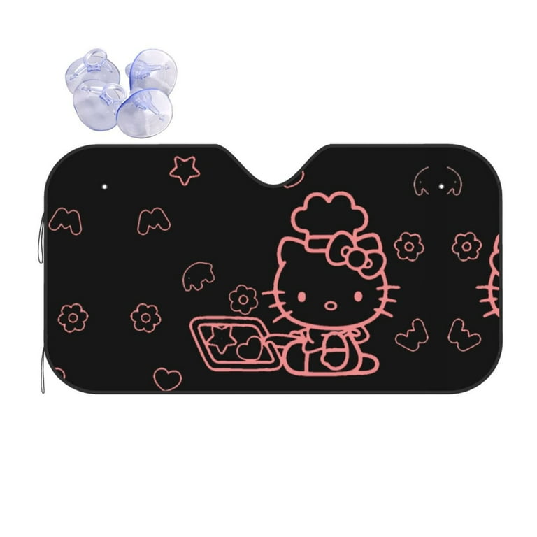 Hello Kitty Windshield Sun Shade Foldable Car Front Window 