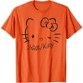 thumbnail image 1 of Hello Kitty Winking DTG Print Unisex T-Shirt,Orange Color,Size YXS, 1 of 5