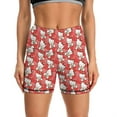 thumbnail image 1 of Hello Kitty Women Workout Shorts, High Waisted Tummy Control Gym Yoga Biker Shorts, 1 of 7