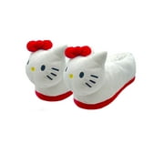 CARE BEARS Hello Kitty Women's 3D Plush Head Slippers, 1-Pack, Sizes XS/S, M/L, L/XL