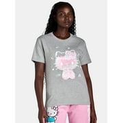 LICENSED GRAPHICS Hello Kitty Women’s 50th Anniversary Graphic Tee, Sizes XXS-XXL