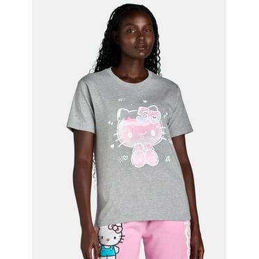 Hello Kitty Women’s 50th Anniversary Graphic Tee, Sizes XXS-XXL