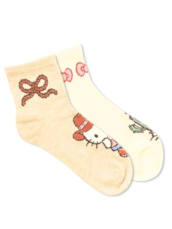 Women's Ankle Socks, 2-Pack, Size 4-10
