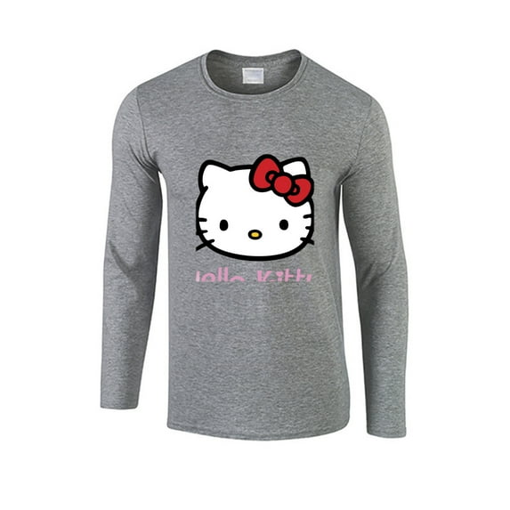 Hello Kitty Women's Classic-Fit Long-Sleeve Crewneck T-Shirt