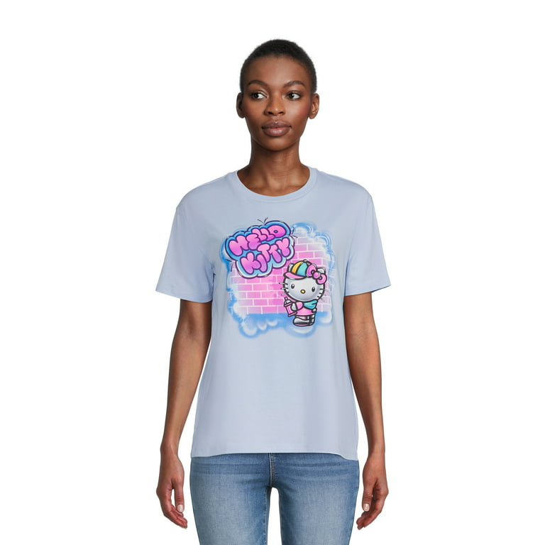 Hello Kitty Women's Graffiti Graphic T-Shirt