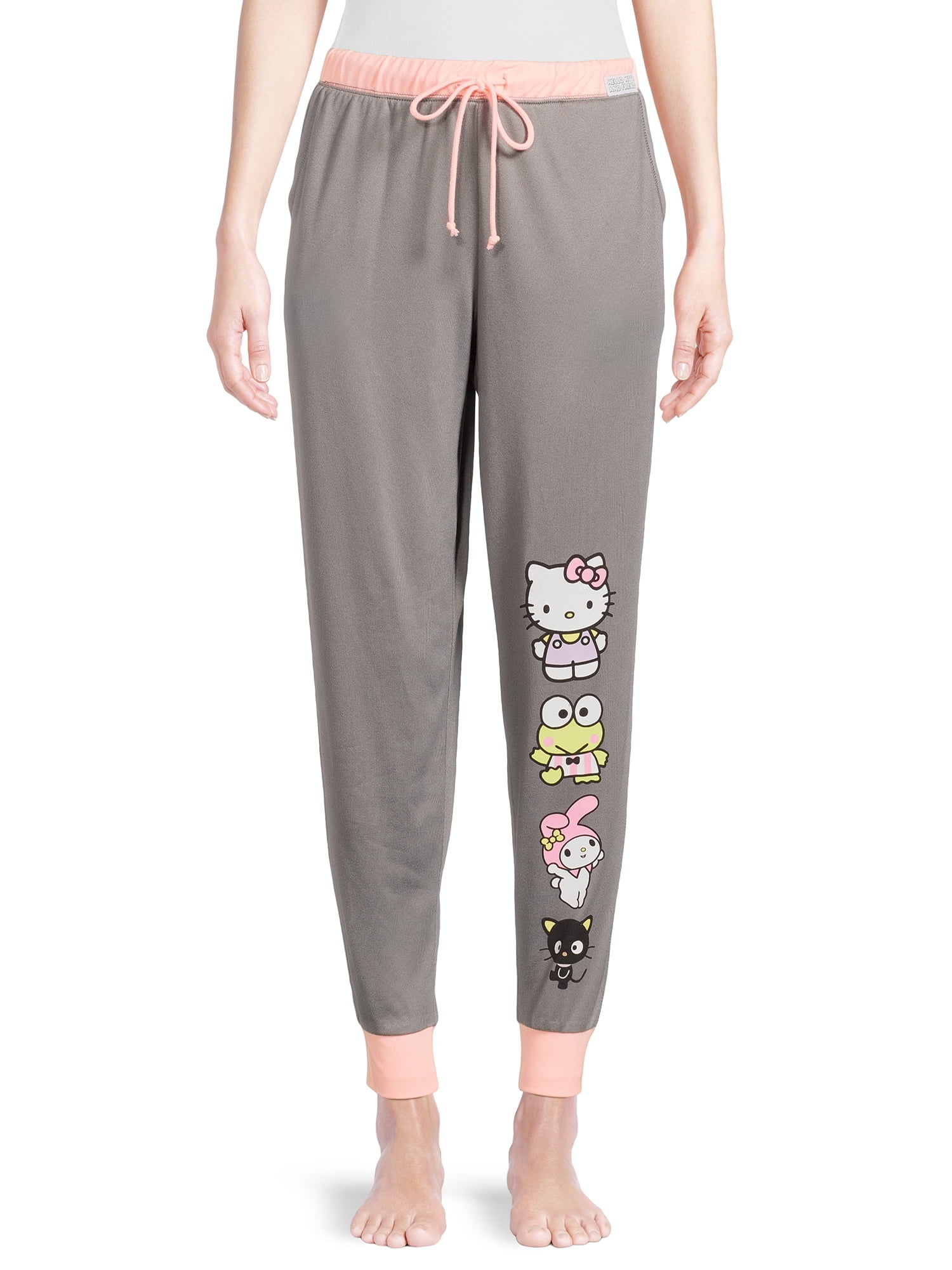 世界を買える 海外ブランド Hello-Kitty-Women-s-Graphic- パンツ
