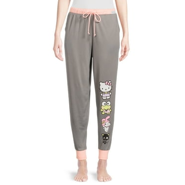 Hello Kitty Women’s Graphic Sleep Jogger Pants, Sizes XS-3X
