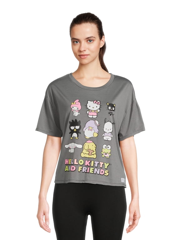 Women’s Graphic Sleep Tee with Short Sleeves, Sizes XS-3X
