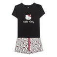 thumbnail image 1 of Hello Kitty Women's Graphic Tee and Short Set, 2-Piece, Sizes XS-3X, 1 of 8