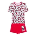 thumbnail image 1 of Hello Kitty Women's Graphic Tee and Short Set, 2-Piece, Sizes XS-3X, 1 of 8